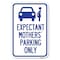 Signmission Expectant Mothers Parking Only With Graphic Heavy-Gauge Alum. Sign, 18" L, 12" H, A-1218-24028 A-1218-24028 - alternate 1